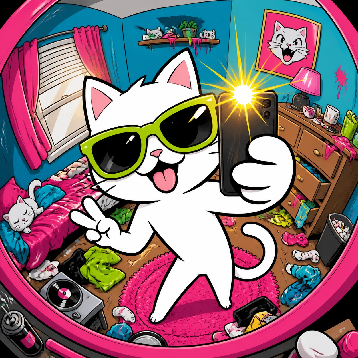 SNAPCAT selfie story
